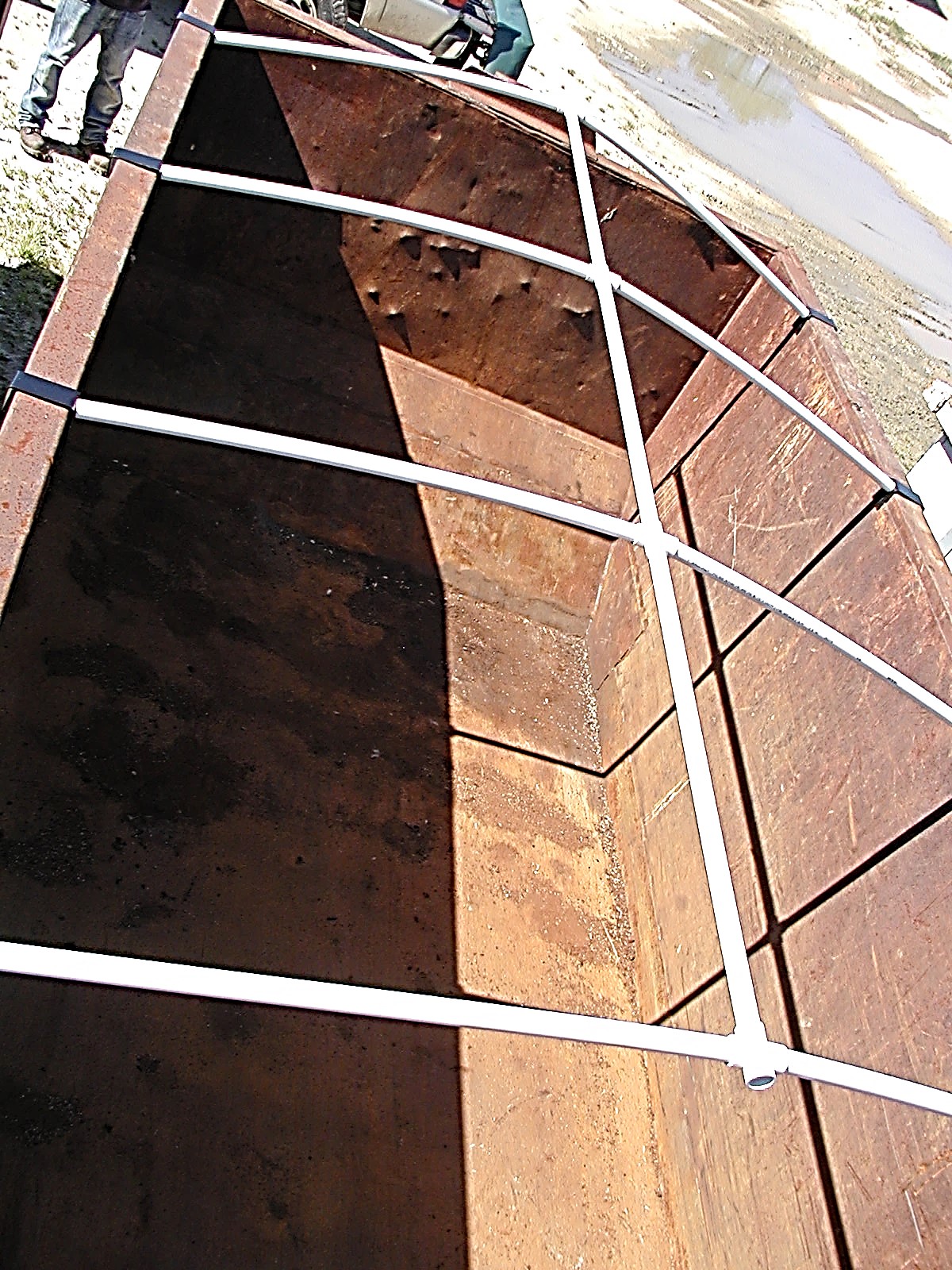 Dumpster Cover Ribbed