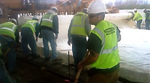 Concrete Rain Protection Sheet