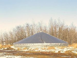 grain pile tarp