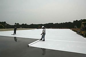 rain protection sheet for cement