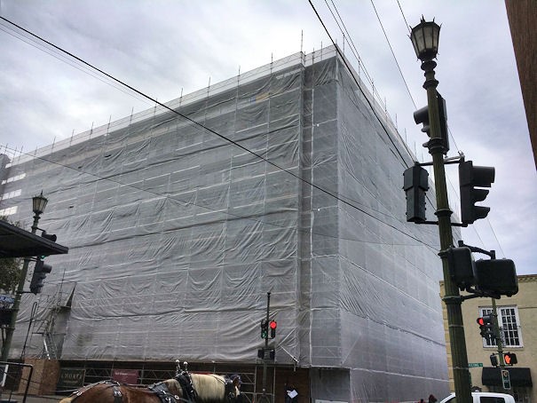 scaffold debris netting by alco