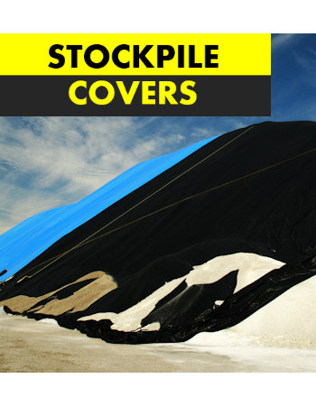 Stockpile cover tarp grain PVC