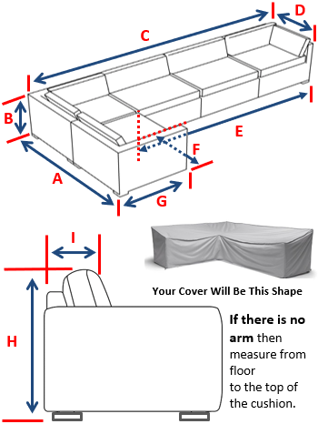 Custom Made L Shaped Sofa Covers, Made To Measure L Shaped Sofa
