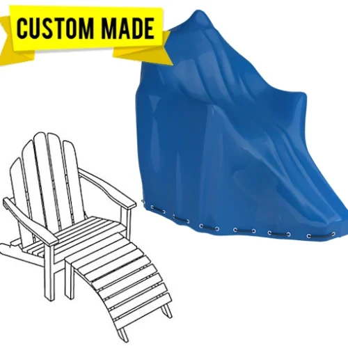 Adirondack Chair with foot rest Covers custom size 2