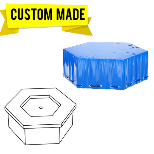 Custom Fire Pit Covers – Hexagon