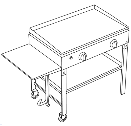 Custom Griddle Inset Cover