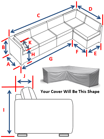 Custom-Made L-Shaped Covers | Waterproof