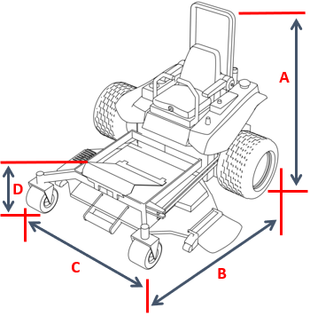 Zero Turn Mower Covers Custom Made Sizes Colors Materials And