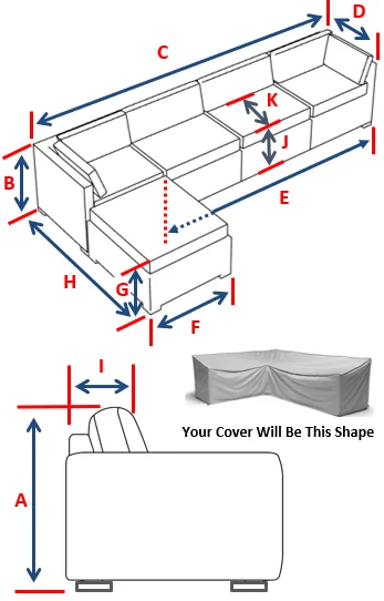 Custom-Made L-Shaped Covers | Waterproof