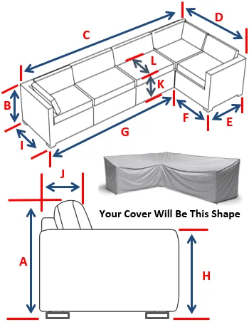 Custom-Made L-Shaped Covers | Waterproof